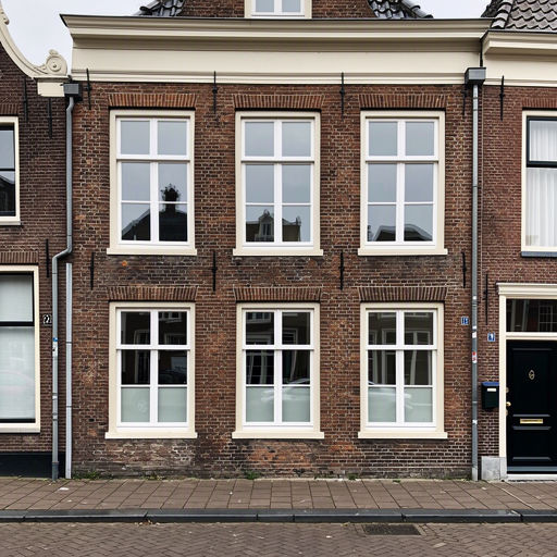 foto van ouderwetse huizen