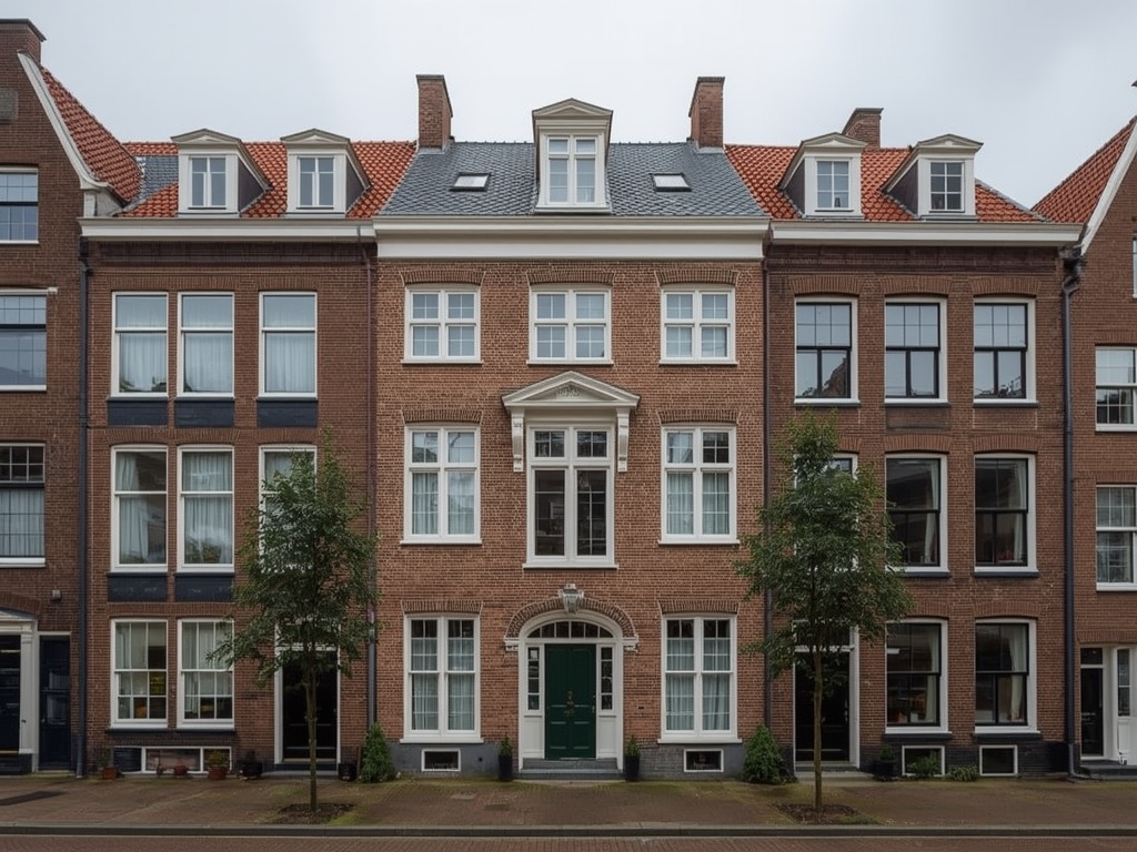 foto van ouderwetse huizen