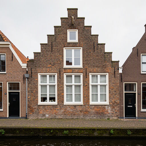 foto van ouderwetse huizen