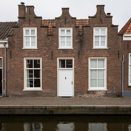 foto van ouderwetse huizen